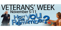 Veterans' Week November 5-11