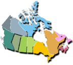 map of Canada
