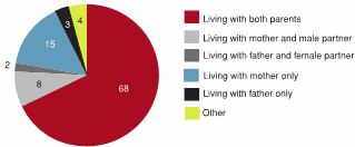 Figure 3.1 - Family structure (%)