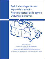 Reducing Health Disparities - Roles of the Health Sector: Discussion Paper