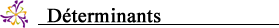 D&eacute;terminants