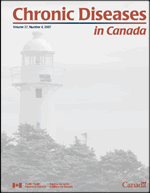 Chronic Diseases in Canada cover of the PDF version