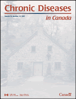 Chronic Diseases in Canada cover of the PDF version