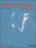 Maladies chroniques au Canada - couverture 