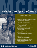 Maladies chroniques au Canada - couverture 