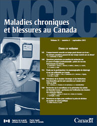 Maladies chroniques au Canada - Volume 31-4