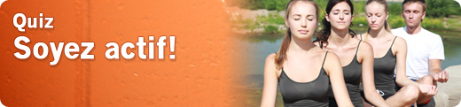Jeu-questionnaire Soyez actif!